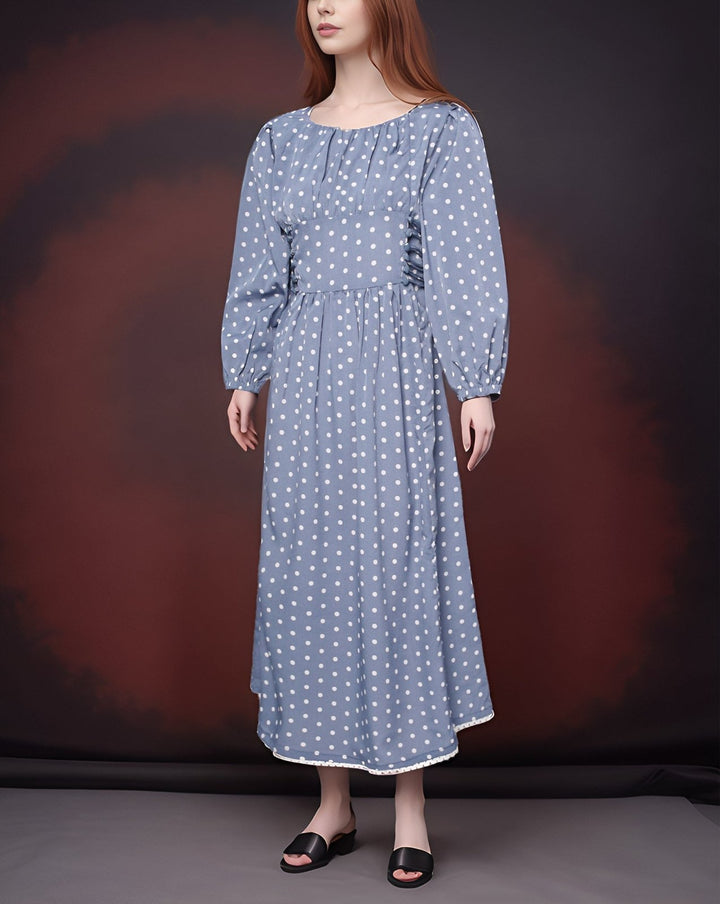 PRINTED MAXI - Polkadots - 14368QA - 226978 - PRINTED MAXI
