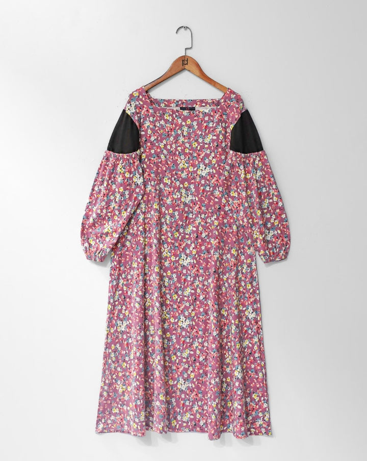 PRINTED MAXI - Polkadots - 13887AY - 220409 - PRINTED MAXI
