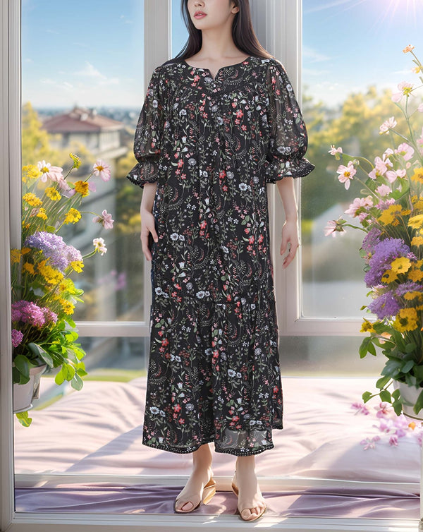 PRINTED MAXI - Polkadots - 14396PD - 227451 - PRINTED MAXI