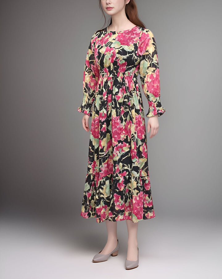 PRINTED MAXI - Polkadots - 12202PG9 - 223112 - PRINTED MAXI