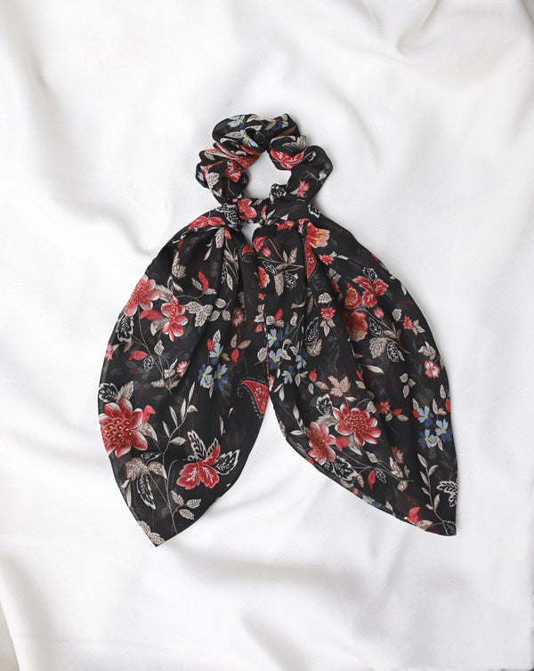  - PRINTED SCRUNCHIES - Polkadots - 12624PD-231351 - PRINTED SCRUNCHIES - 