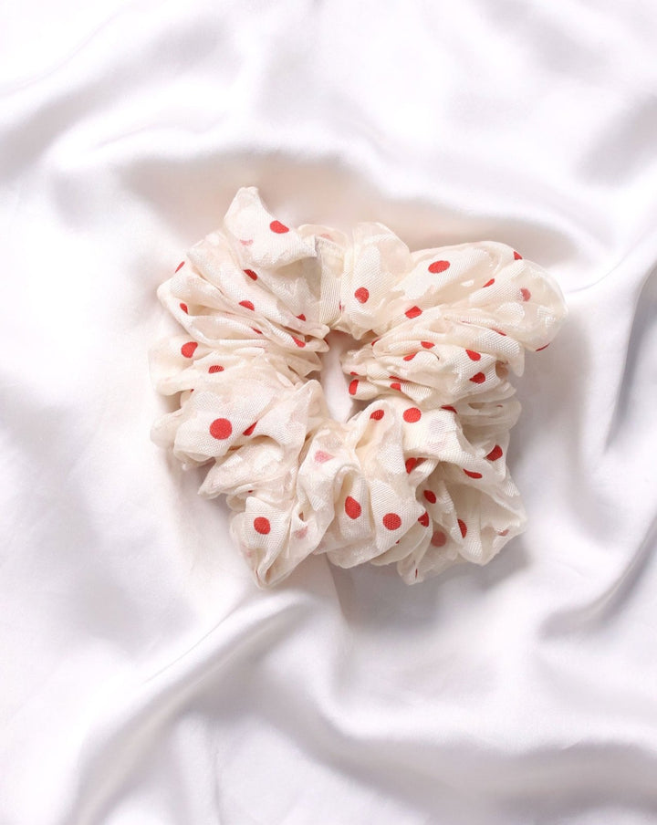  - PRINTED SCRUNCHIES - Polkadots - 12645RF-229184 - PRINTED SCRUNCHIES - 