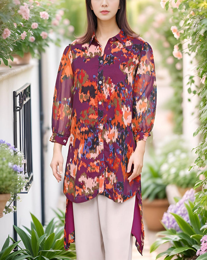  - PRINTED TOP - Polkadots - 14390HG-227266 - PRINTED TOP - 