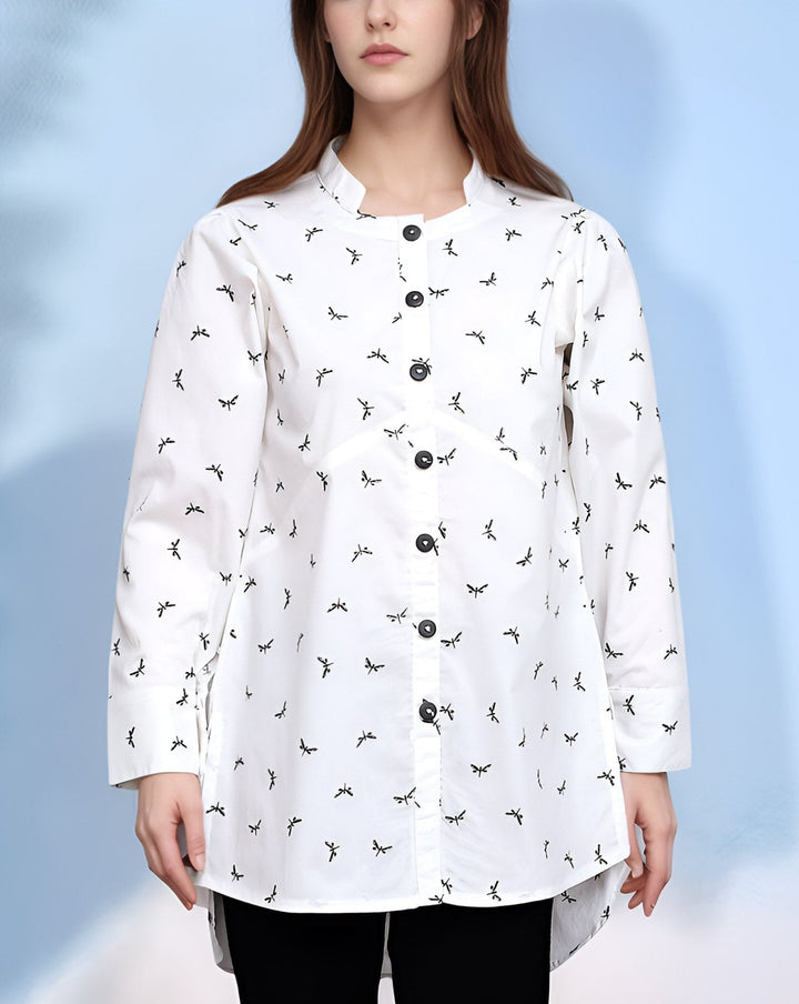 PRINTED TOP - Polkadots - 13346HG2-a1 - PRINTED TOP