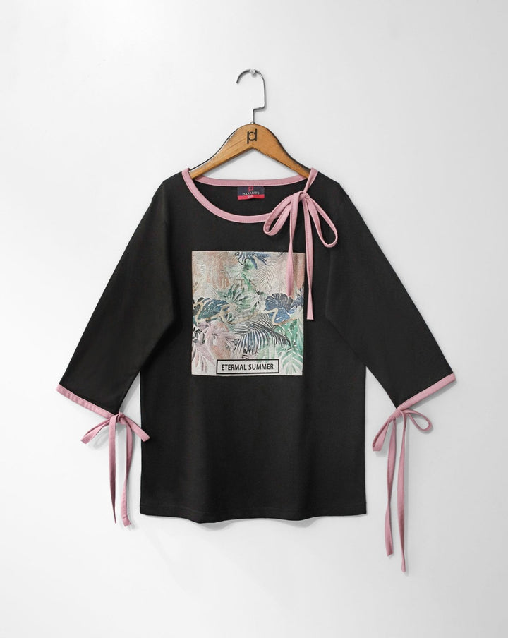  - PRINTED TOP - Polkadots - 14357PD-226853 - PRINTED TOP - 