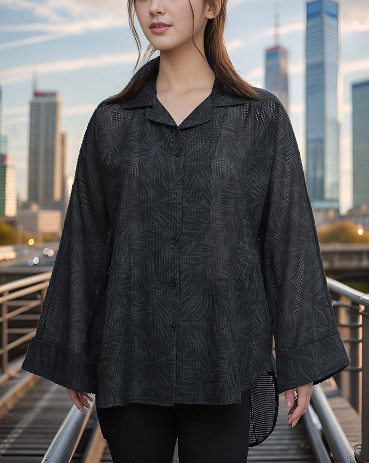 PRINTED TOP - Polkadots - 14347HG-226460 - PRINTED TOP