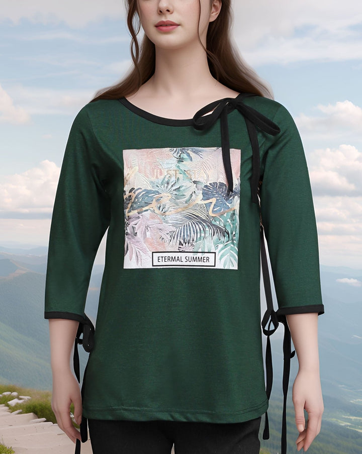  - PRINTED TOP - Polkadots - 14357PD-226853 - PRINTED TOP - 