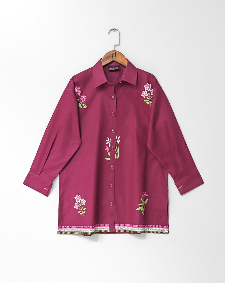  - PRINTED TOP - Polkadots - 14495AR-229349 - PRINTED TOP - 