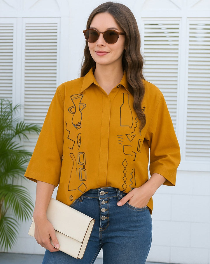  - PRINTED TOP - Polkadots - 14430HG-227974 - PRINTED TOP - 