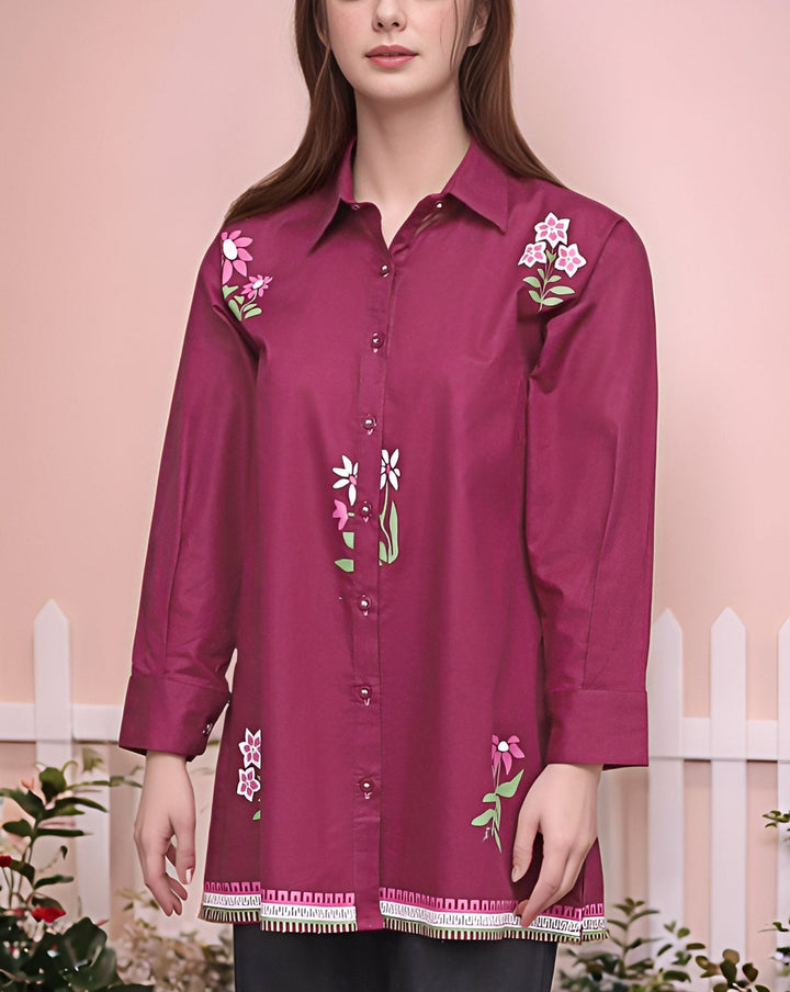  - PRINTED TOP - Polkadots - 14495AR-229352 - PRINTED TOP - 