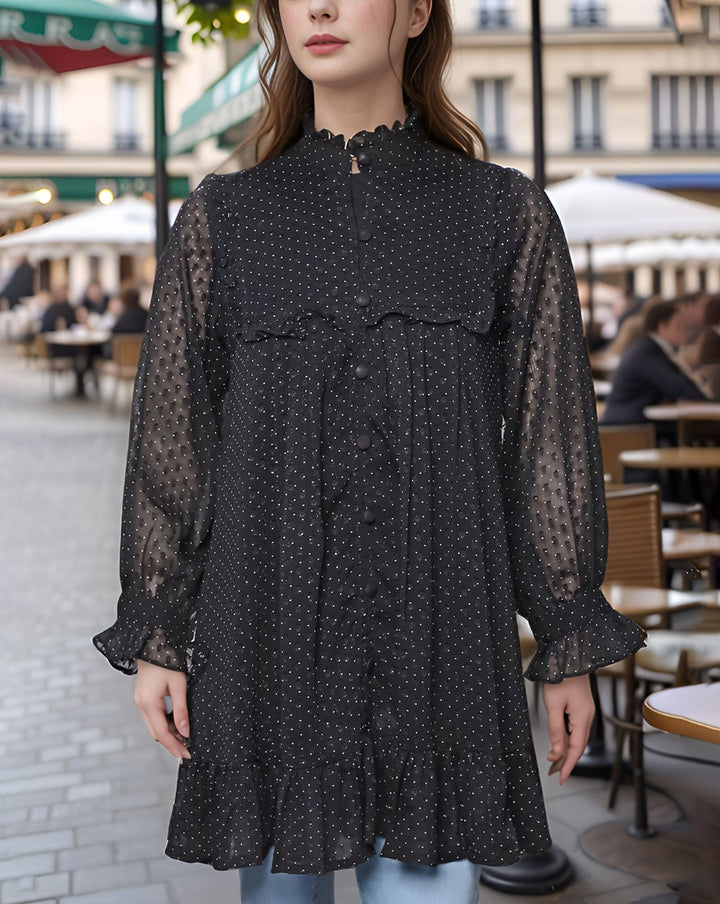 PRINTED TOP (MINOR FAULT) - Polkadots - 13683AK2-226707 - PRINTED TOP (MINOR FAULT)