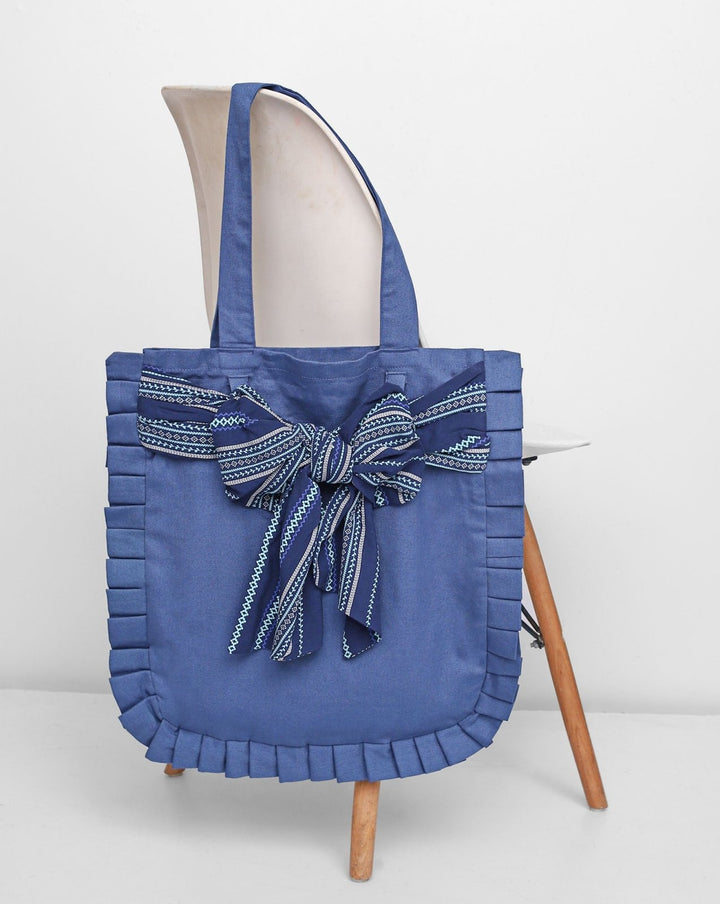 PRINTED TOTE BAG - Polkadots - 13771RF2-231436 - PRINTED TOTE BAG