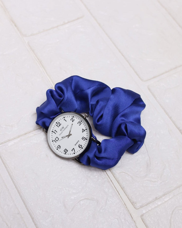 SCRUNCHIE WATCH - Polkadots - 14383NJ2-231167 - SCRUNCHIE WATCH