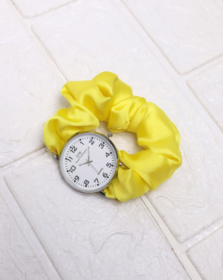 SCRUNCHIE WATCH - Polkadots - 14383NJ2-231169 - SCRUNCHIE WATCH