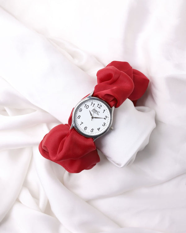 SCRUNCHIE WATCH - Polkadots - 14383NJ - 227214 - SCRUNCHIE WATCH