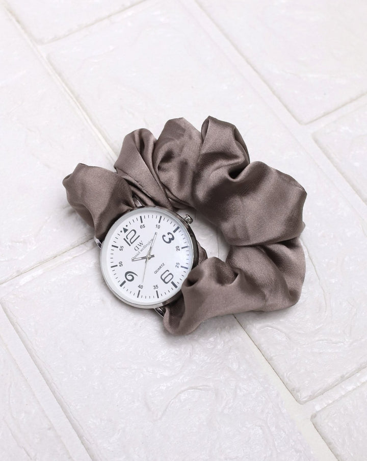 SCRUNCHIE WATCH - Polkadots - 14383NJ2-235842 - SCRUNCHIE WATCH