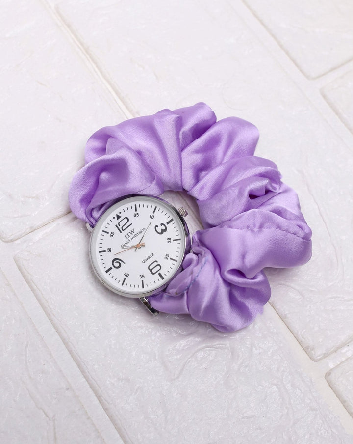 SCRUNCHIE WATCH - Polkadots - 14383NJ2-231166 - SCRUNCHIE WATCH
