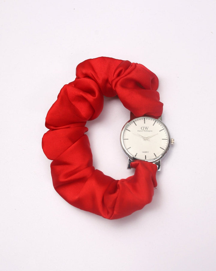 SCRUNCHIE WATCH - Polkadots - 14383NJ6-235839 - SCRUNCHIE WATCH