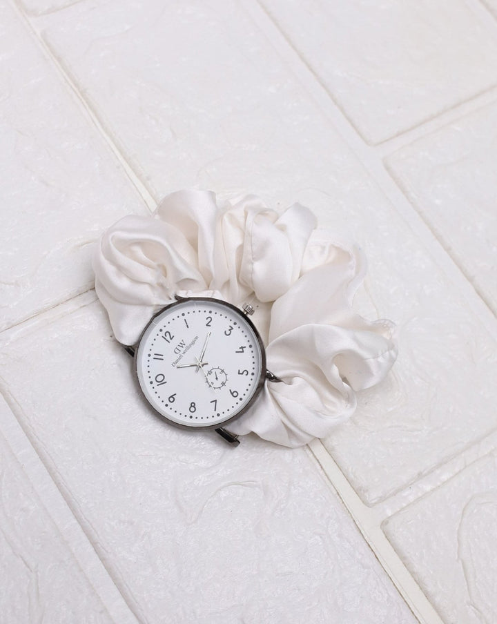 SCRUNCHIE WATCH - Polkadots - 14383NJ2-235840 - SCRUNCHIE WATCH