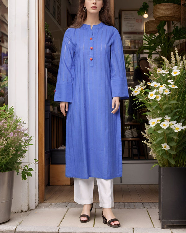 SOLID KURTI - Polkadots - 14404AK - 227637 - SOLID KURTI