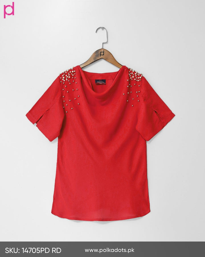 SOLID TOP - Polkadots - 14705PD-232741 - SOLID TOP