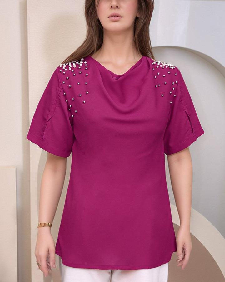 SOLID TOP (MINOR FAULT) - Polkadots - 14705PD-232747 - SOLID TOP (MINOR FAULT)