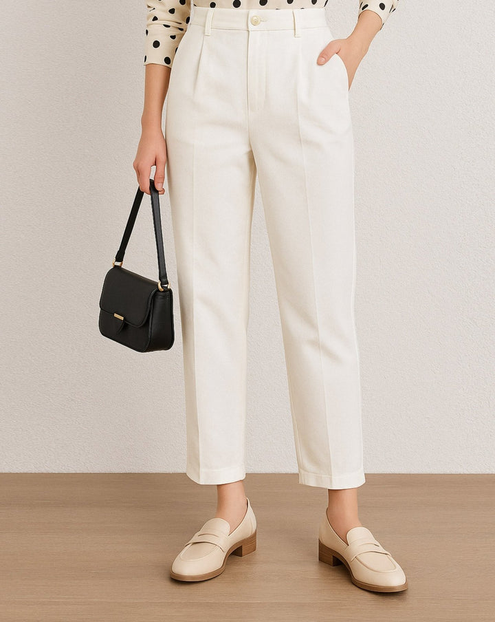 STRAIGHT PANT - Polkadots - 14433PD-227994 - STRAIGHT PANT