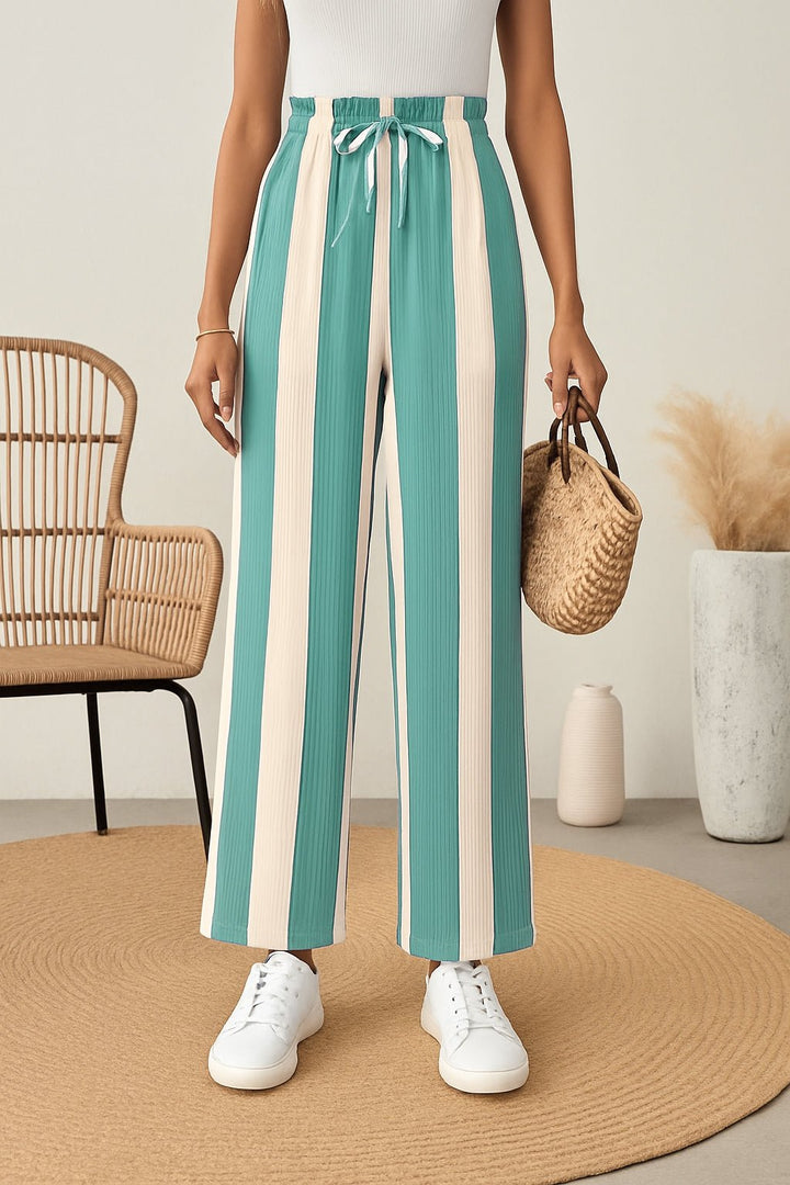 STRAIGHT PANT - Polkadots - 14344WF-226376 - STRAIGHT PANT