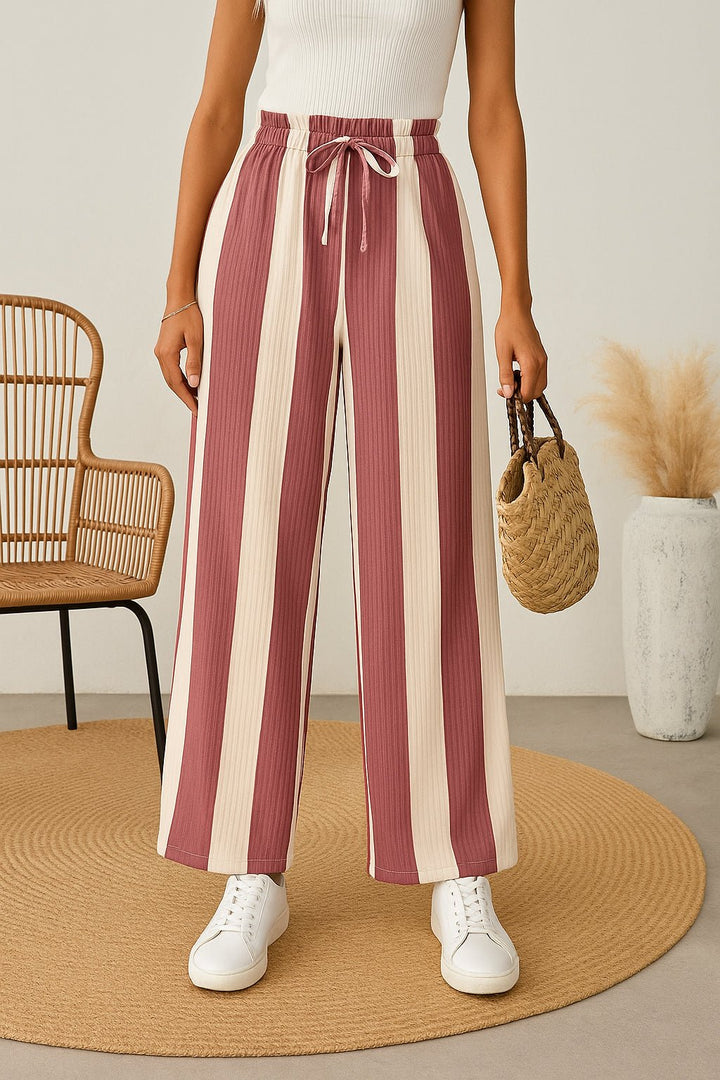 STRAIGHT PANT - Polkadots - 14344WF-226372 - STRAIGHT PANT