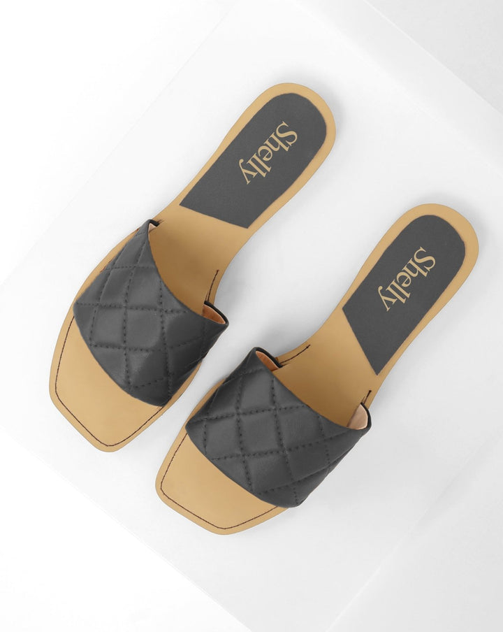 WOMEN SLIDES - Polkadots - 13565SS-215288 - WOMEN SLIDES