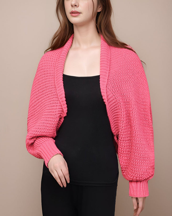 WOOLEN BOLERO - Polkadots - 14164LH-237312 - WOOLEN BOLERO