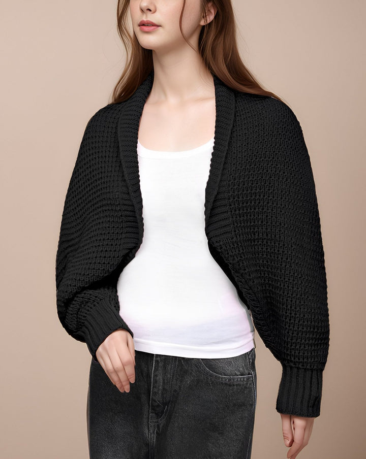 WOOLEN BOLERO - Polkadots - 14164LH-223975 - WOOLEN BOLERO