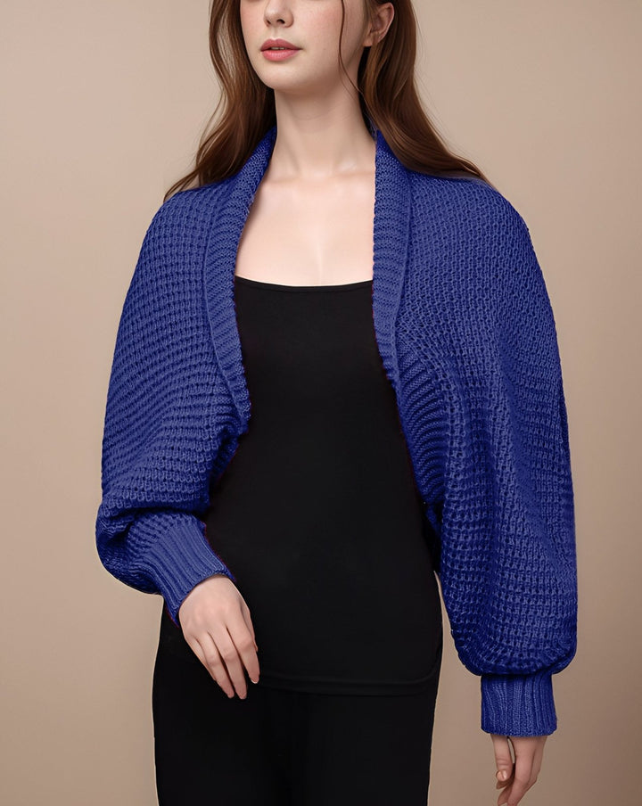 WOOLEN BOLERO - Polkadots - 14164LH-237308 - WOOLEN BOLERO