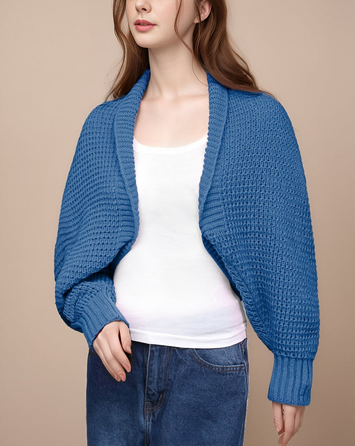 WOOLEN BOLERO - Polkadots - 14164LH-237311 - WOOLEN BOLERO