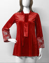 BOW TIE TOP - Polkadots - 10561AR-067375 - BOW TIE TOP