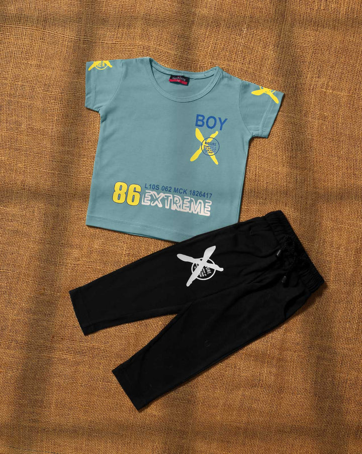 BOYS 2 PIECE CLOTHING SET - Polkadots - 12854PD-198993 - BOYS 2 PIECE CLOTHING SET