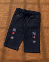 BOYS DENIM 3 QUARTER - Polkadots - 12787ZJ-196820 - BOYS DENIM 3 QUARTER