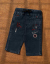 BOYS DENIM 3 QUARTER - Polkadots - 12788ZJ-196850 - BOYS DENIM 3 QUARTER