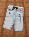BOYS DENIM 3 QUARTER - Polkadots - 12789ZJ-196870 - BOYS DENIM 3 QUARTER