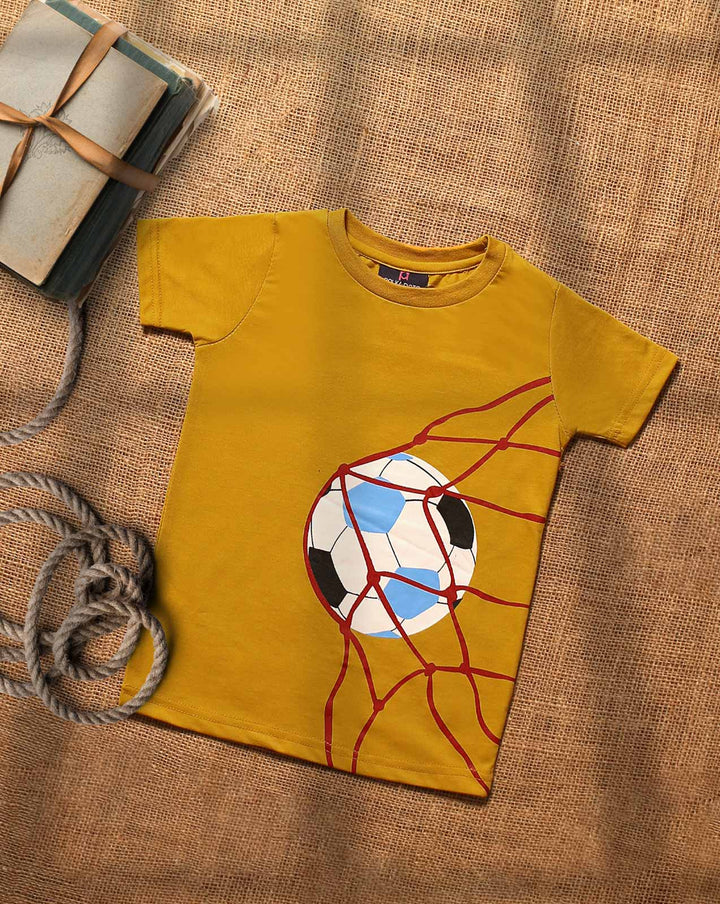 BOYS PRINTED T-SHIRT - Polkadots - 10905HG-066639 - BOYS PRINTED T-SHIRT