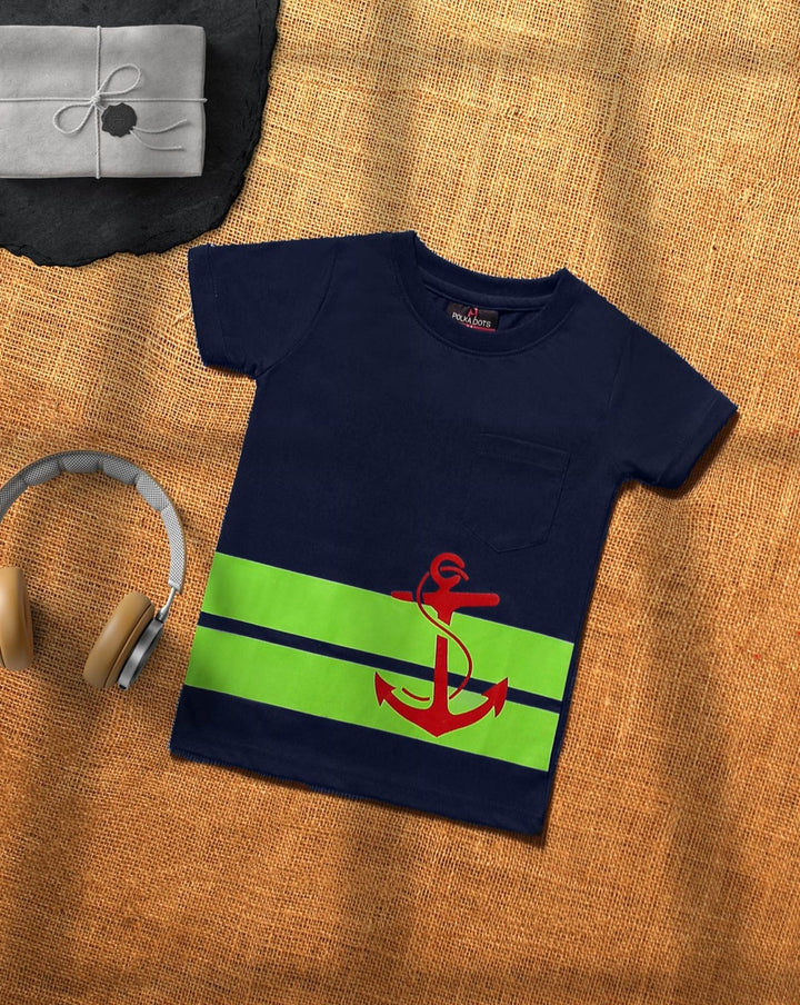 BOYS PRINTED T-SHIRT - Polkadots - 10922HG-057672 - BOYS PRINTED T-SHIRT