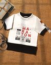 BOYS PRINTED T-SHIRT - Polkadots - 12402PD-188127 - BOYS PRINTED T-SHIRT