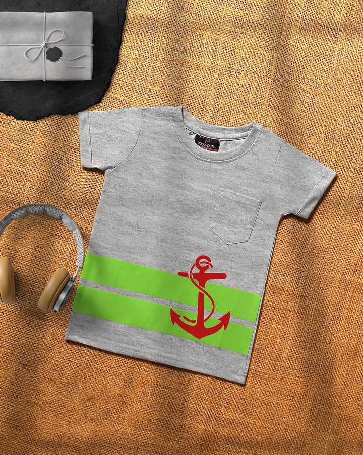 BOYS PRINTED T-SHIRT - Polkadots - 10922HG-057667 - BOYS PRINTED T-SHIRT