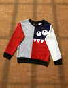 BOYS SWEAT SHIRT - Polkadots - 12996ZJ-203283 - BOYS SWEAT SHIRT