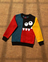 BOYS SWEAT SHIRT - Polkadots - 12996ZJ-203278 - BOYS SWEAT SHIRT