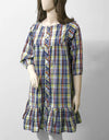 CHECKERED TOP - Polkadots - 11855PG-076587 - CHECKERED TOP