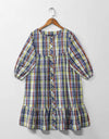 CHECKERED TOP - Polkadots - 11855PG-076590 - CHECKERED TOP