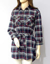 CHECKERED TOP - Polkadots - 11546AY3-201573 - CHECKERED TOP