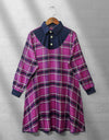 CHECKERED TOP - Polkadots - 11359HG-188509 - CHECKERED TOP