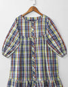 CHECKERED TOP - Polkadots - 11855PG-076587 - CHECKERED TOP